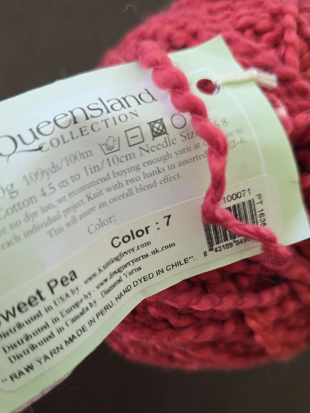 Multi-Color Yarn Bundle — Yellow, Blue, Green, Red